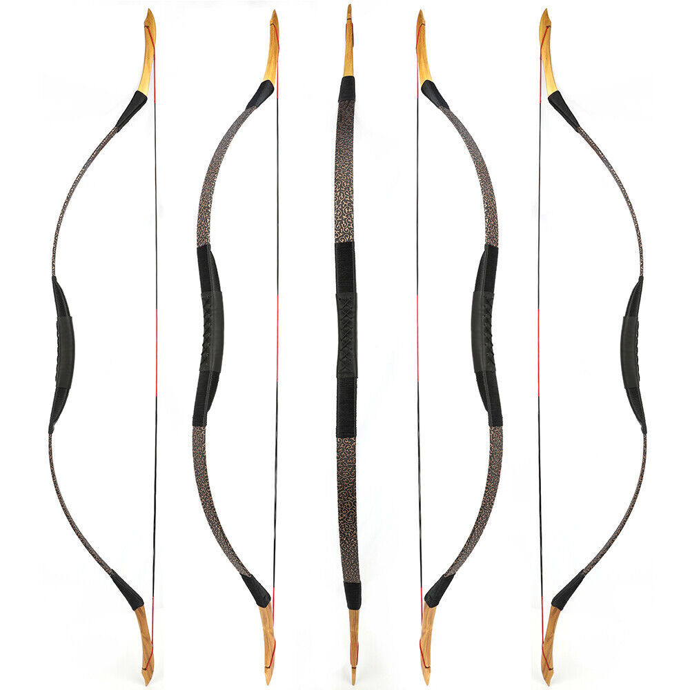 AME ARCHERY Traditional Recurve Bow – 20–50lbs for Target Practice & Outdoor Shooting