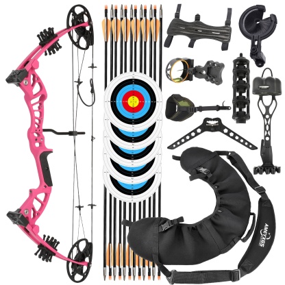 15-45lbs Compound Bow Set Shooting Target Archery