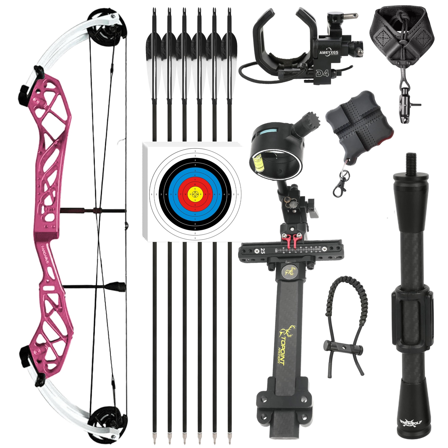  Compound Bow 50-60lbs Set Adult Shooting Target Archery