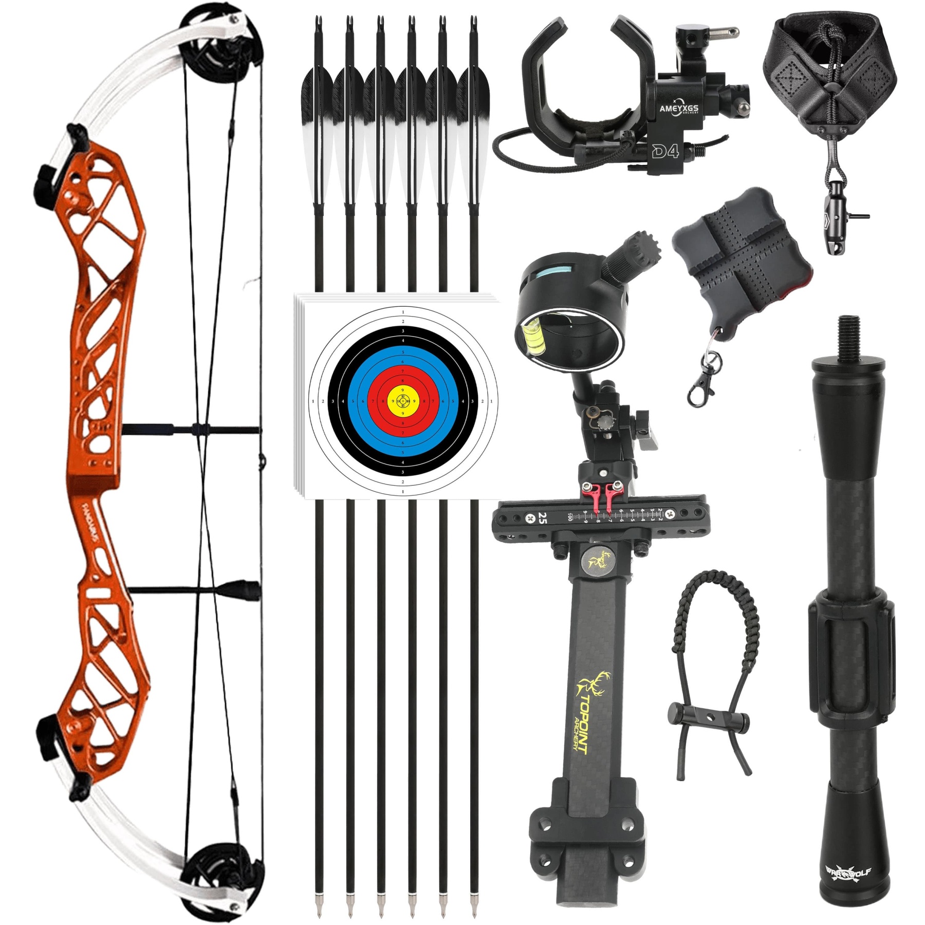  Compound Bow 50-60lbs Set Adult Shooting Target Archery