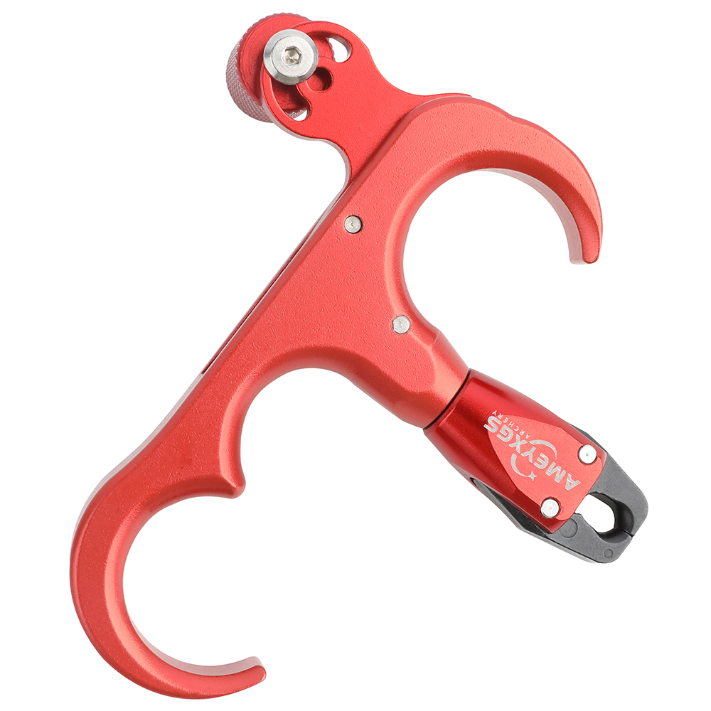AME ARCHERY T-Space Aluminum Alloy Archery Release Red