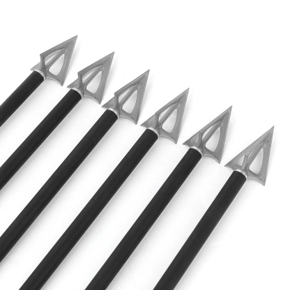 Q2 420 Stainless Steel Hunting Broadheads (12pcs) – 100 Grain
