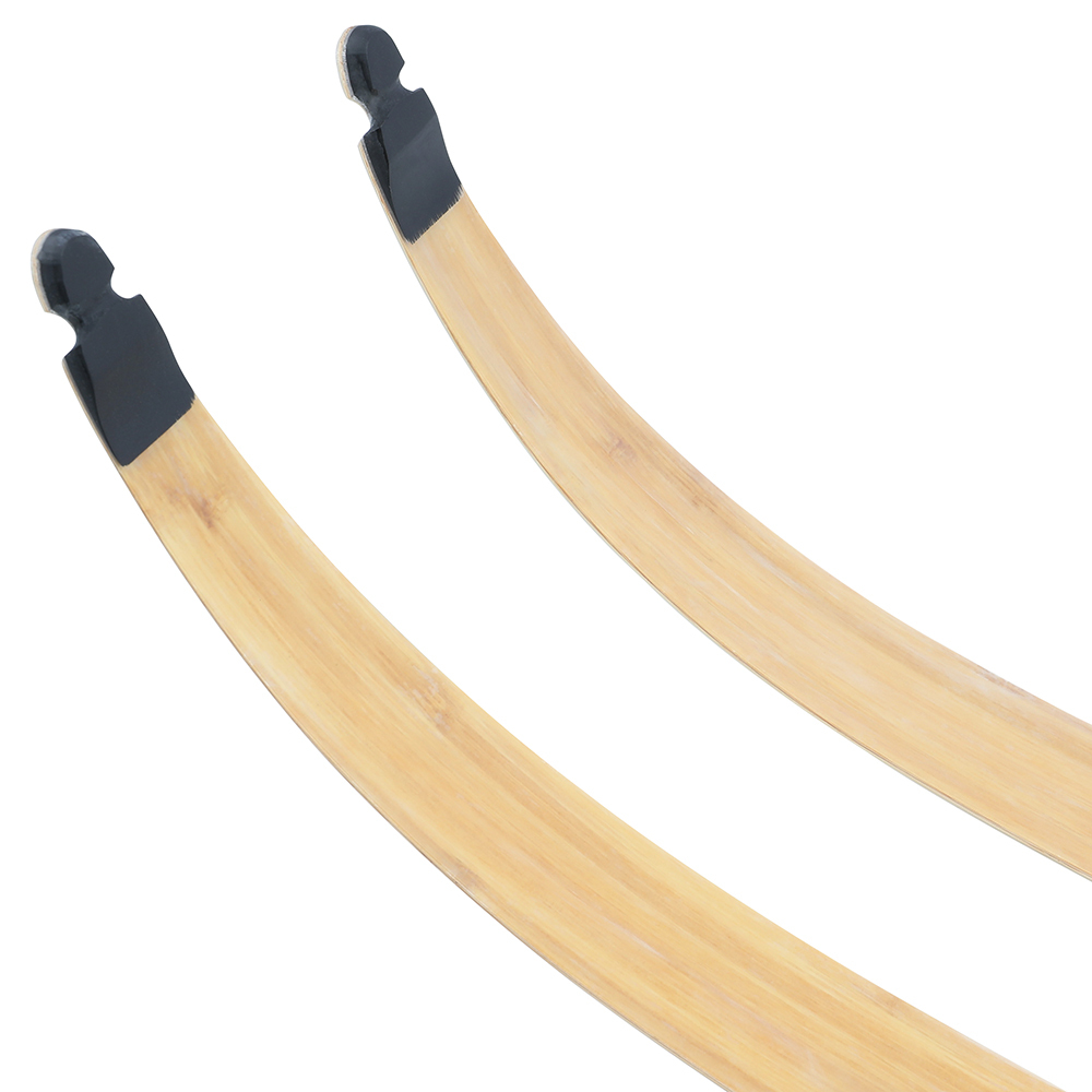 BLACK HUNTER Takedown Recurve Bow – 60", 20–60lbs, Transparent Fiberglass Bamboo Core, Techwood Riser