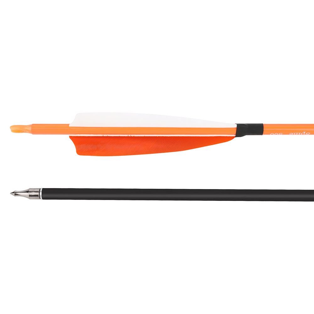 AME ARCHERY Orange Mixed Carbon Arrows – Spine 500 (12pcs)