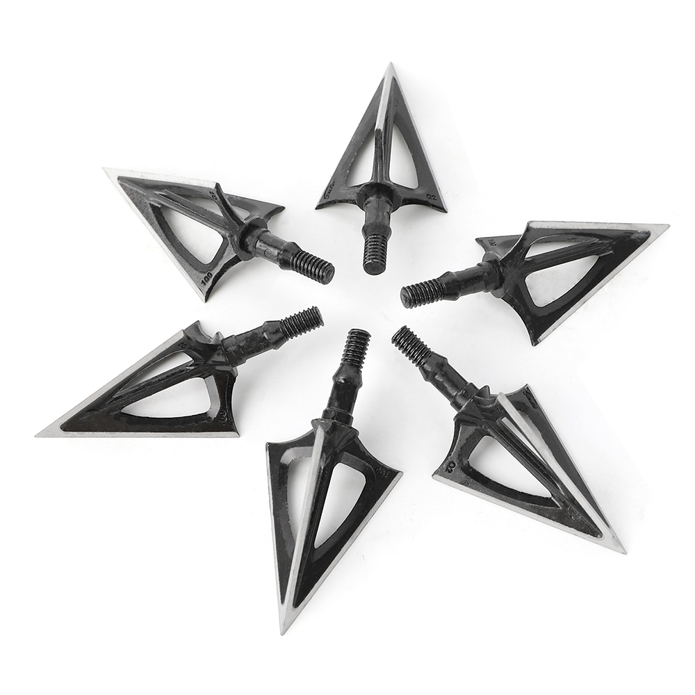 Q2 420 Stainless Steel Hunting Broadheads (12pcs) – 100 Grain