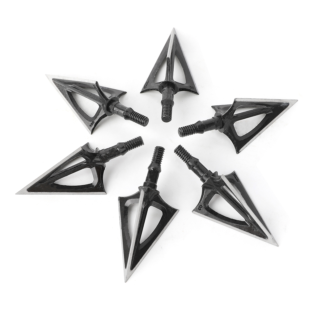 Q2 420 Stainless Steel Hunting Broadheads (12pcs) – 100 Grain