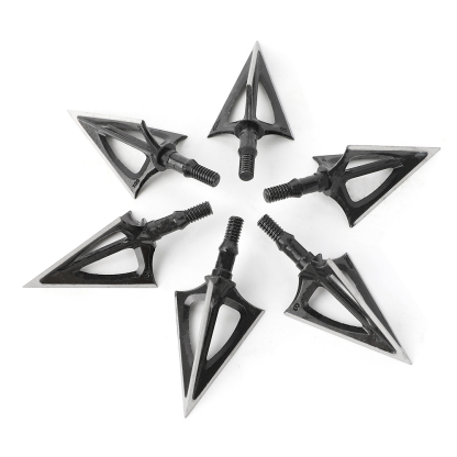 Q2 420 Stainless Steel Hunting Broadheads (12pcs) – 100 Grain