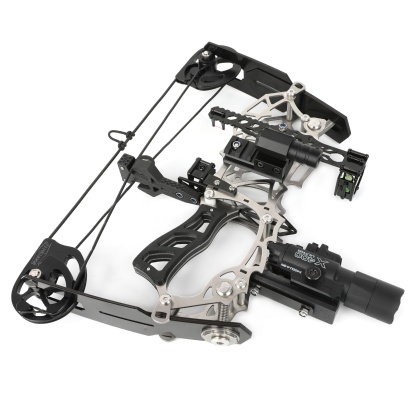 13" Mini Compound Bow Arrow Set 15-32lbs Archery Target Shooting