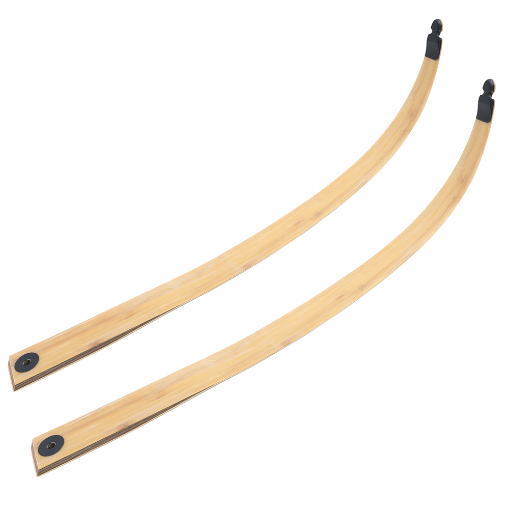 BLACK HUNTER Takedown Recurve Bow – 60", 20–60lbs, Transparent Fiberglass Bamboo Core, Techwood Riser