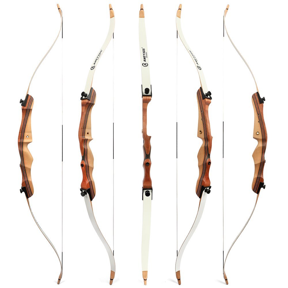 AME Archery 48/54inch Recurve Bow 10-20lbs for Children Kid