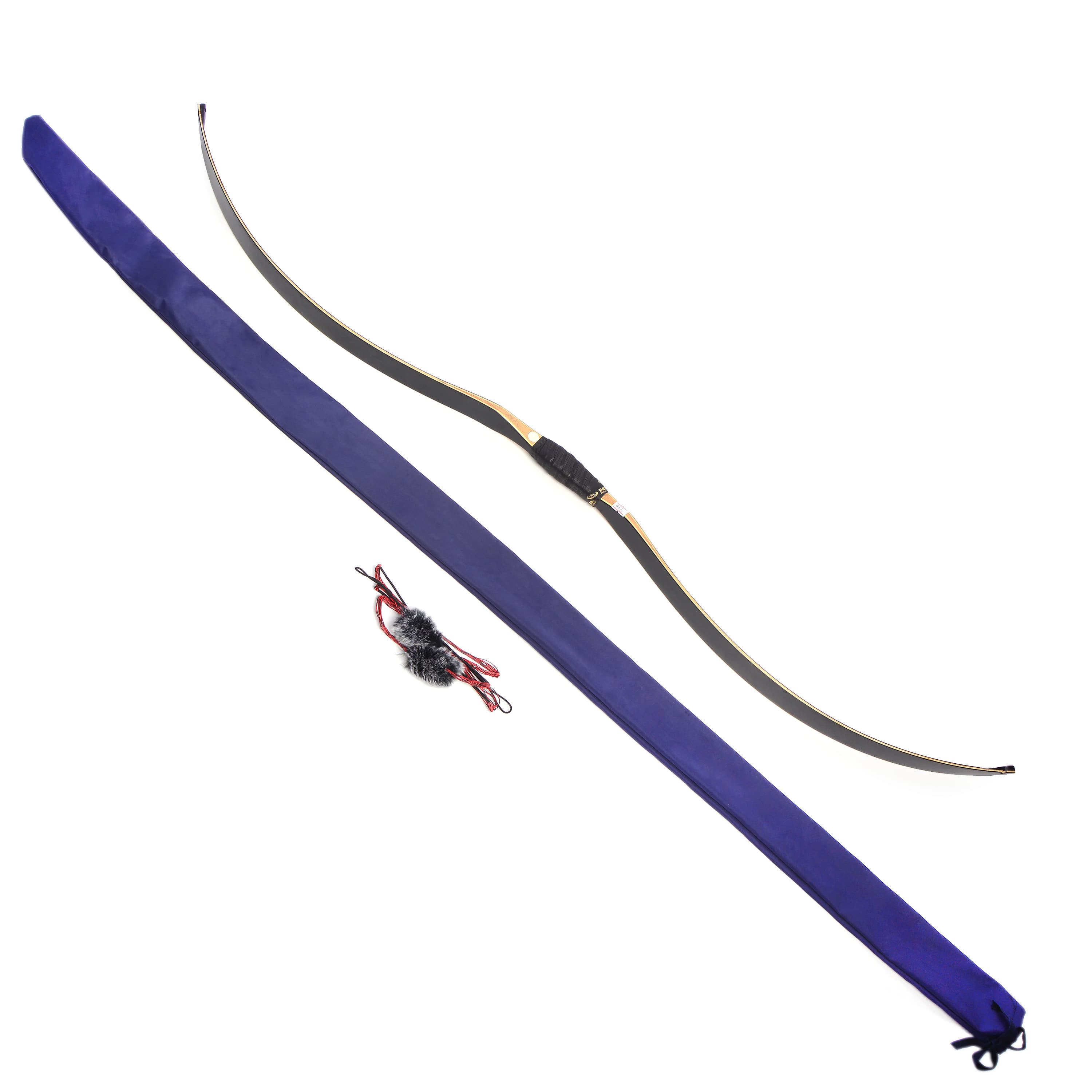 58 inch Traditional  Handmade Triangle Longbow 15-50lbs 