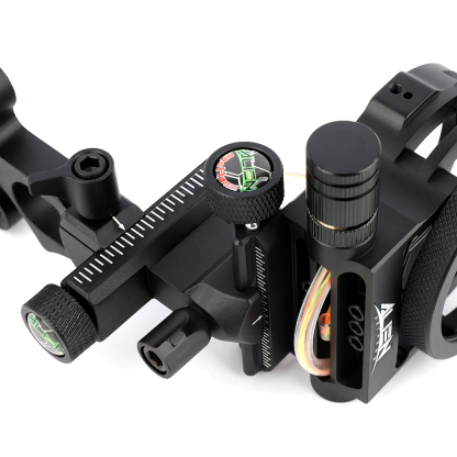 AME ARCHERY Alien 5-Pin Bow Sight - CNC Machined, Multi-Fine-Tuning, Short Version