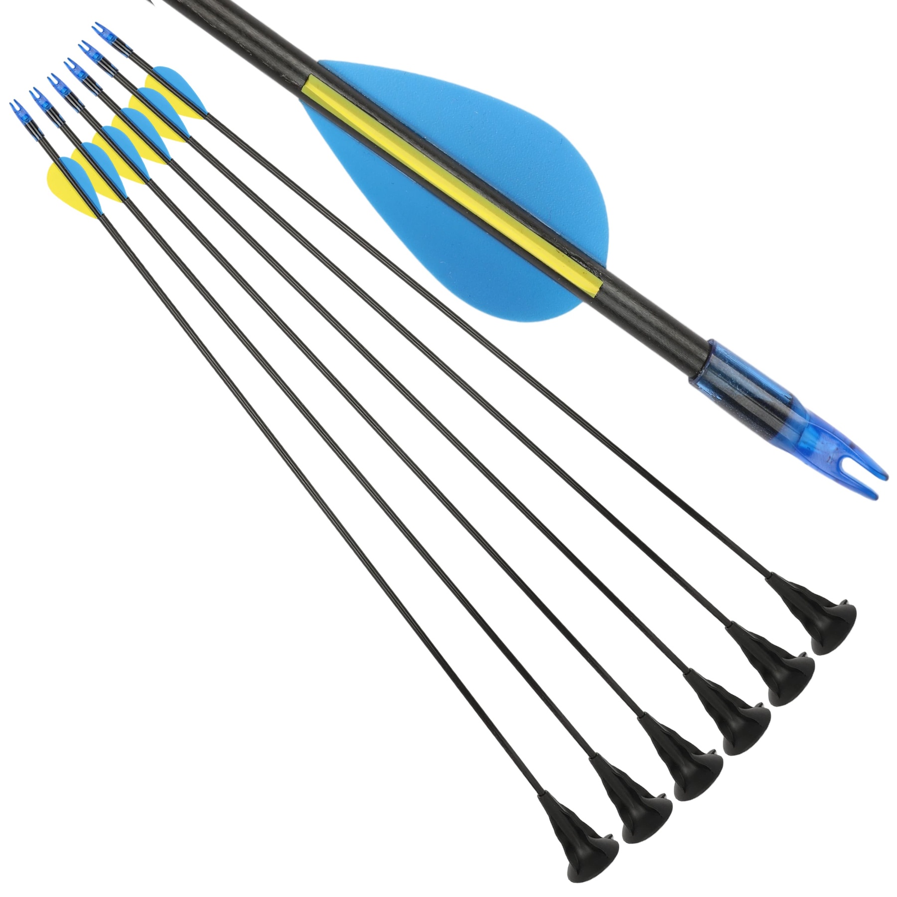 Children Archery Sucker Arrows Suction Cup Target Practice 12pcs