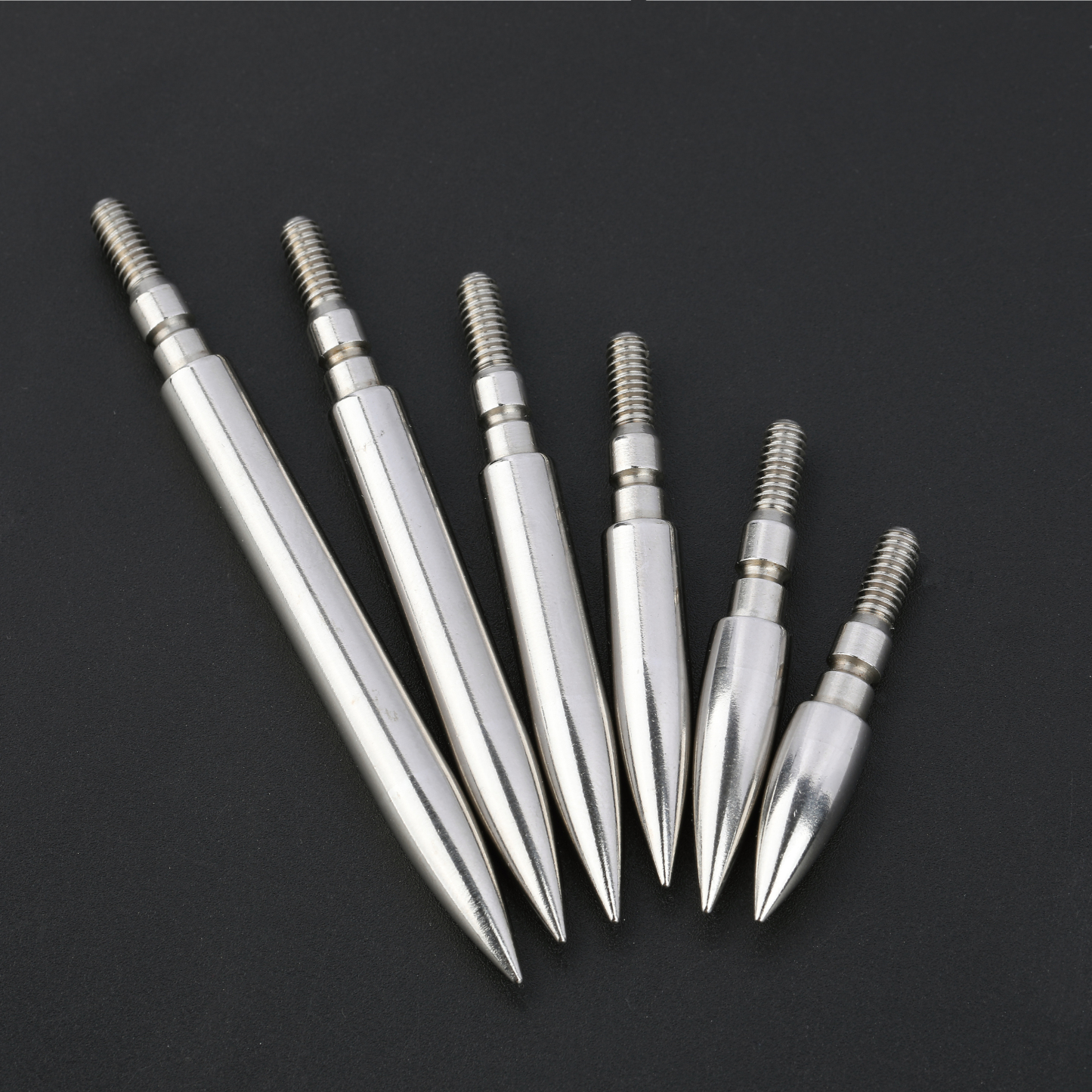 Archery Arrowhead Field Points Steel Arrow Tips 100-200gr Target 24X