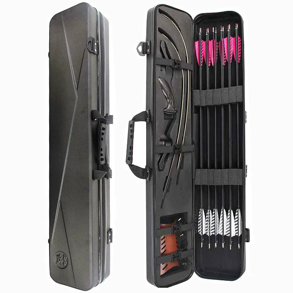 AME ARCHERY Takedown Recurve Bow Case Hard Shell ABS 95cm Black