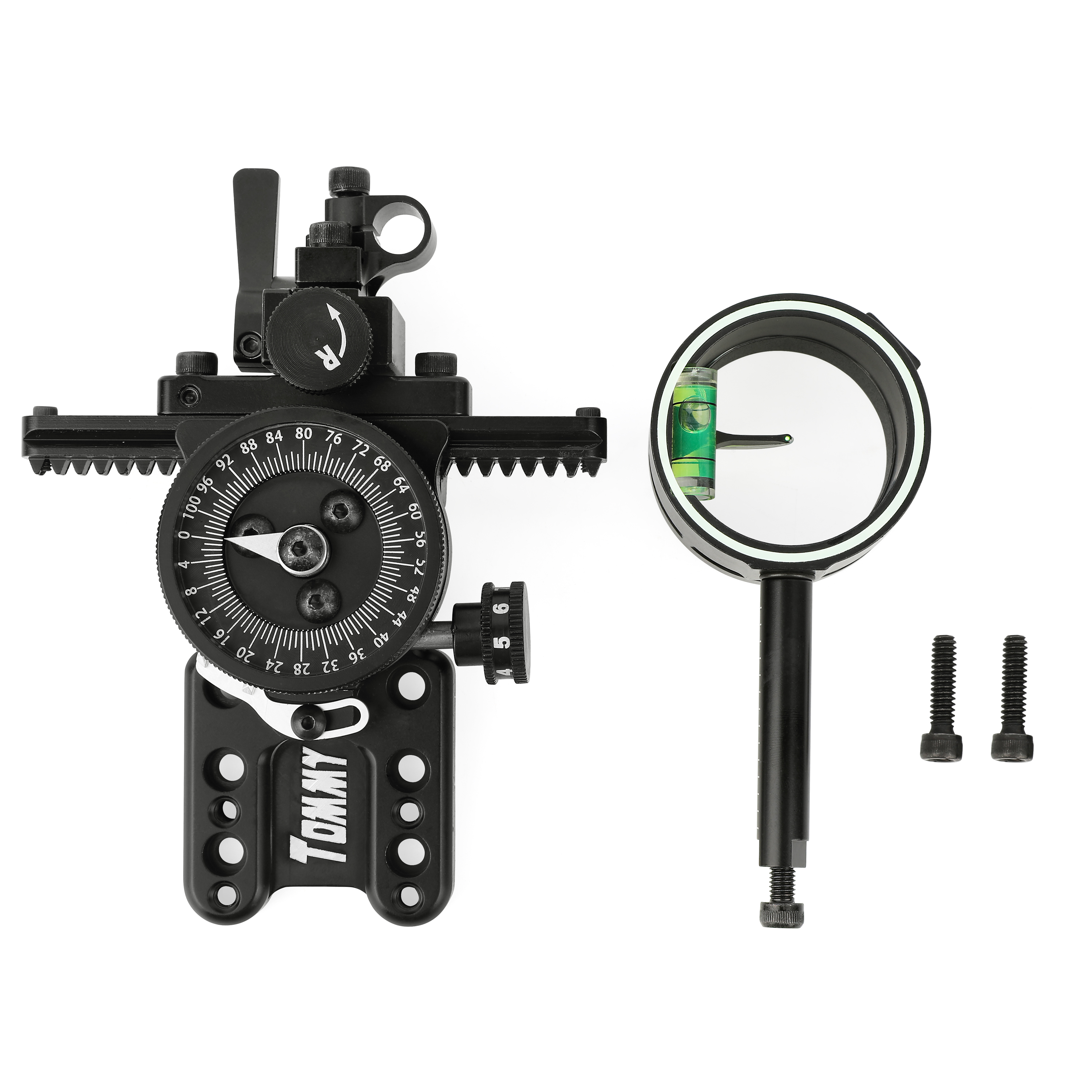 Fire Pig Single Pin Sight 0.019" Fiber Optic for Compound Bows
