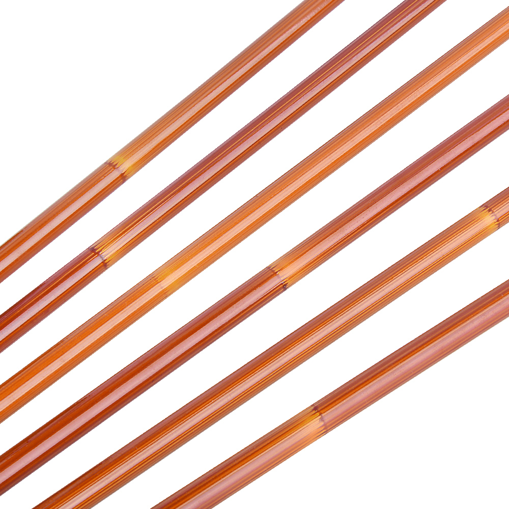 AME ARCHERY 500 Spine Bamboo-Pattern Mixed Carbon Arrows (2 Purple 1 White Real Feather, 12pcs)