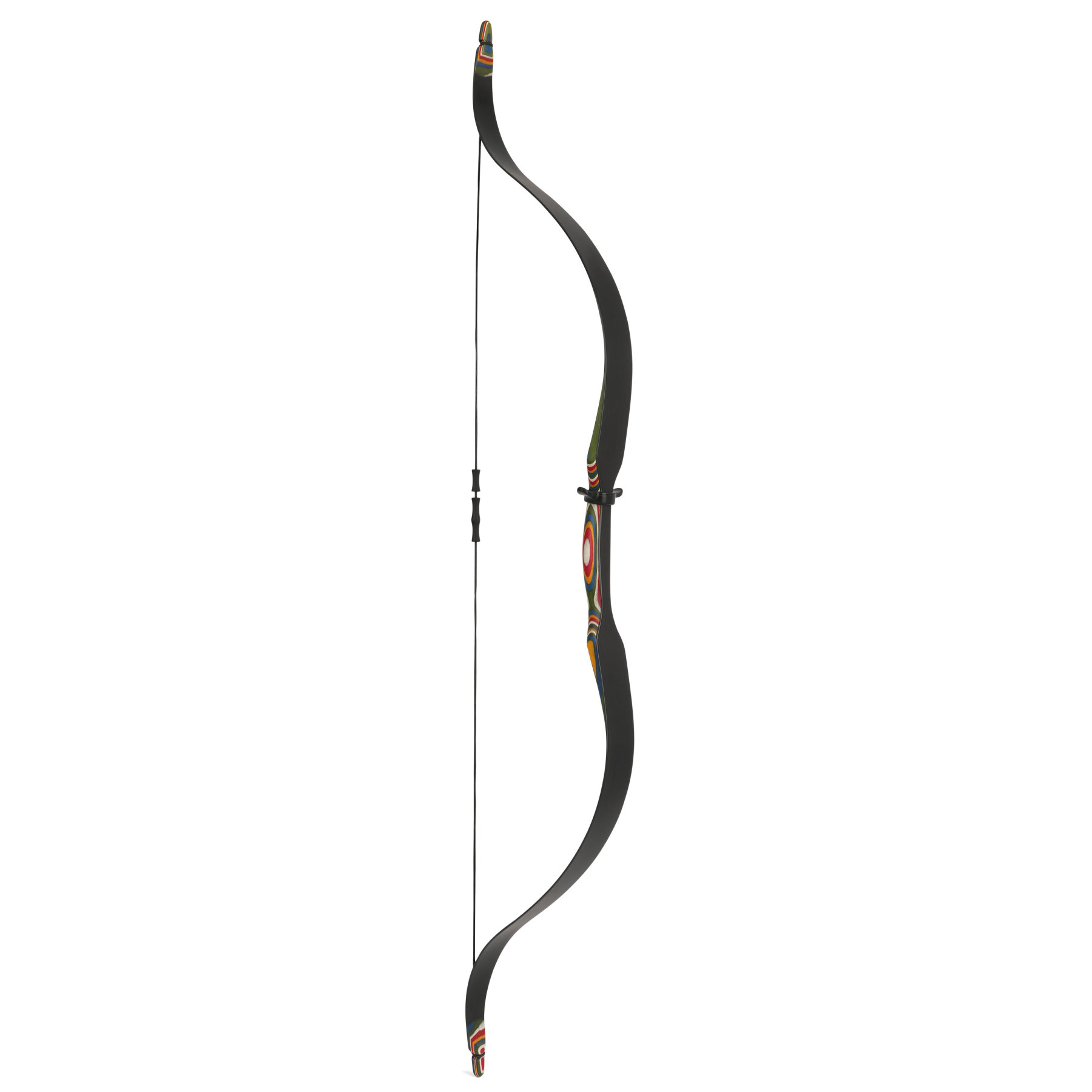 Youth Traditional Recurve Bow - 37" Lightweight Colorful Archery Bow 