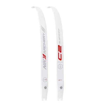 NIKA Archery C2 ILF 68inch Recurve Limbs White Version