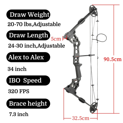JUNXING Archery X8 Compound Bow Hunting