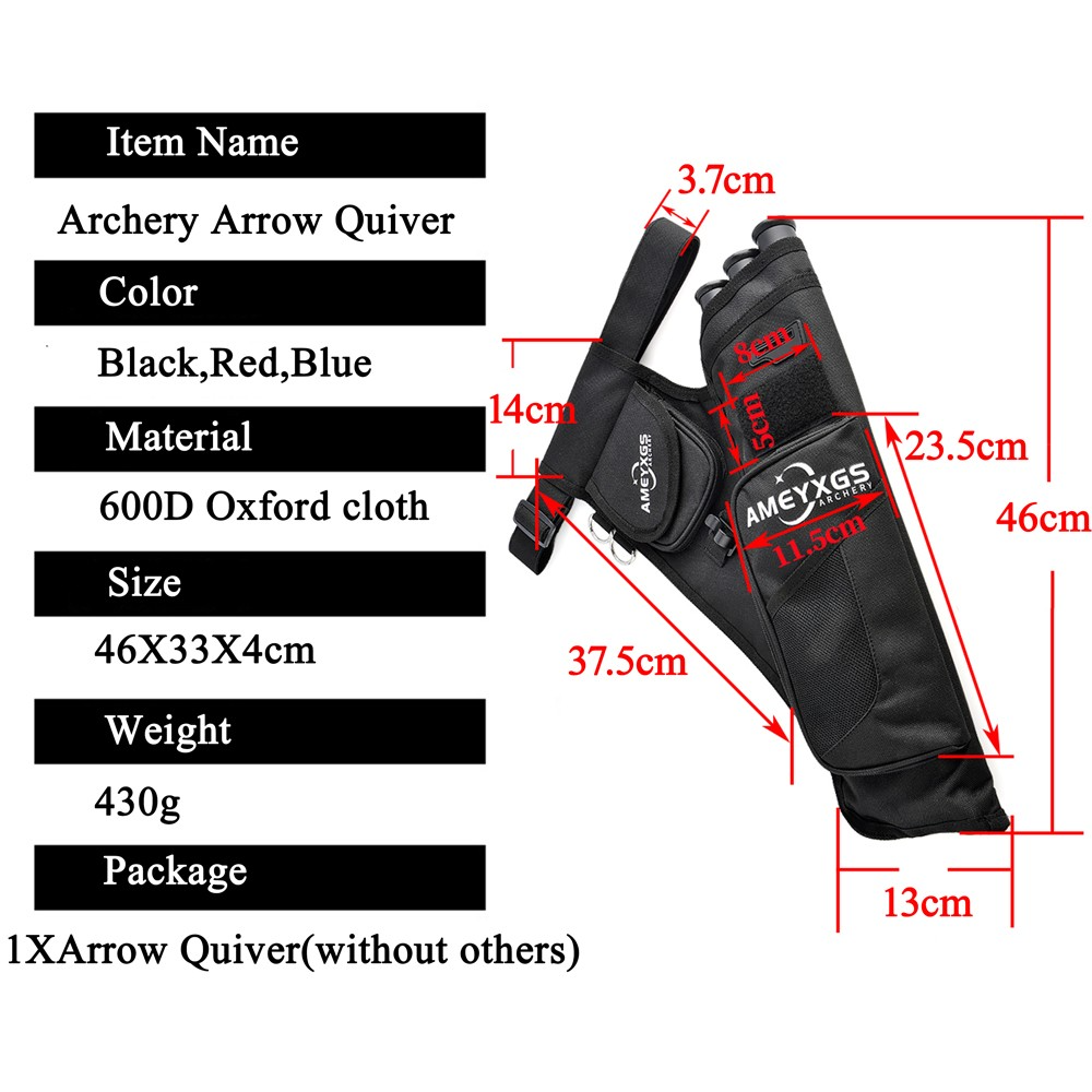 AME ARCHERY  3Tube Arrow Quiver