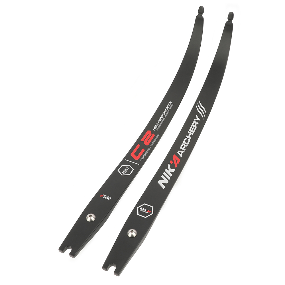  C2 ILF Recurve Bow Limbs – 25H@68", Carbon Fiber & Fiberglass, 12–50lbs