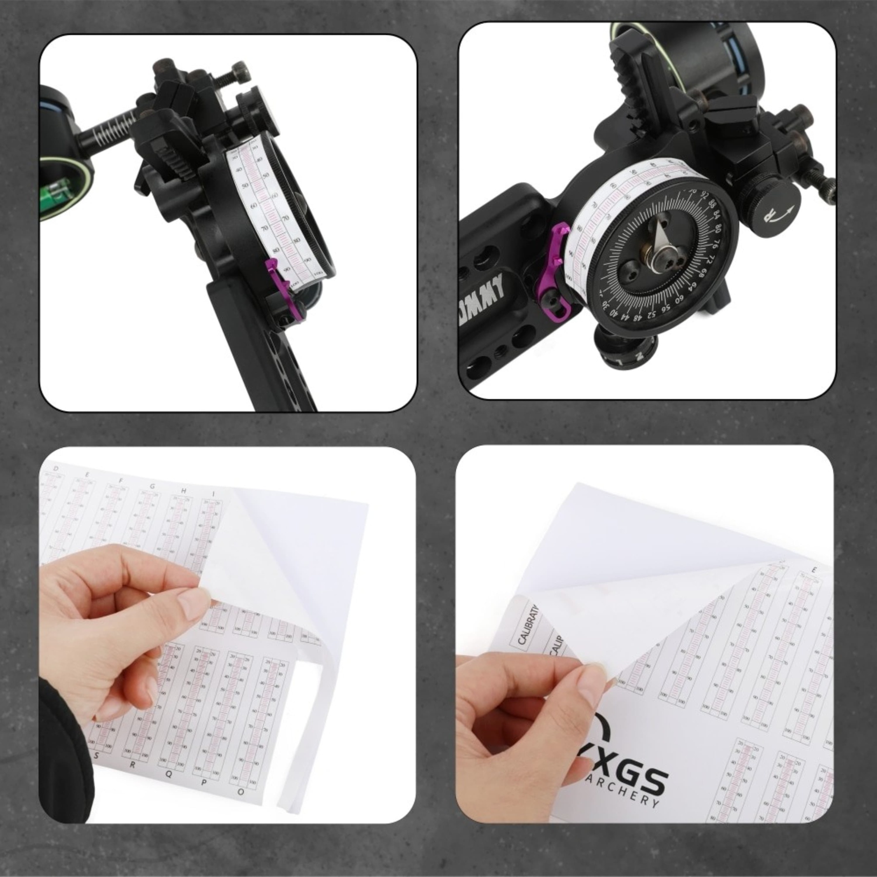 Bow Sight Replacement Tape Extended Range Archery Tool 10pcs