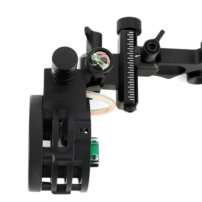 AME ARCHERY Alien 5-Pin Bow Sight - CNC Machined, Multi-Fine-Tuning, Short Version