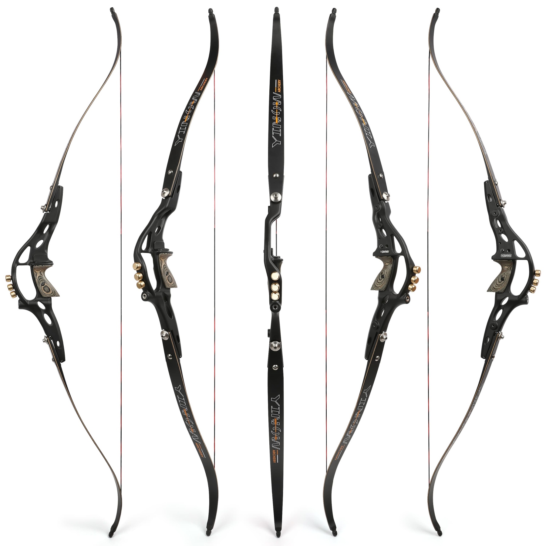62" ILF Recurve Bow 19" Riser for Archery Hunting 20-50lbs 
