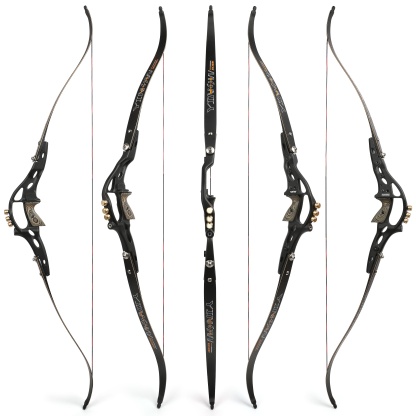 62" ILF Recurve Bow 19" Riser for Archery Hunting 20-50lbs 