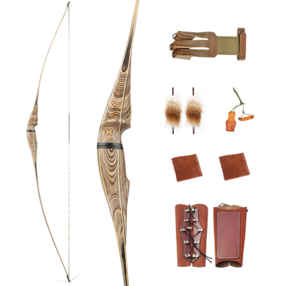 AME ARCHERY 60/62/64inch Takedown Longbow 20-50lbs Wood Riser