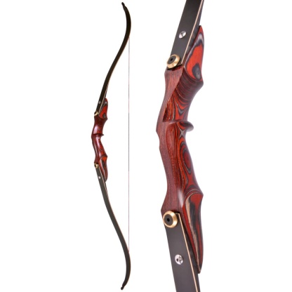 58" Traditional ILF Recurve Bow 20–50 lbs Wooden Takedown