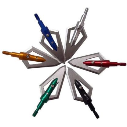  Hunting Blade Arrowheads Broadheads Tips Bow Shooting