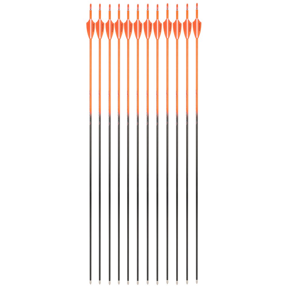32" Pure Carbon Arrows SP300-600 3" Vanes Recurve Compound Bow Archery Hunting