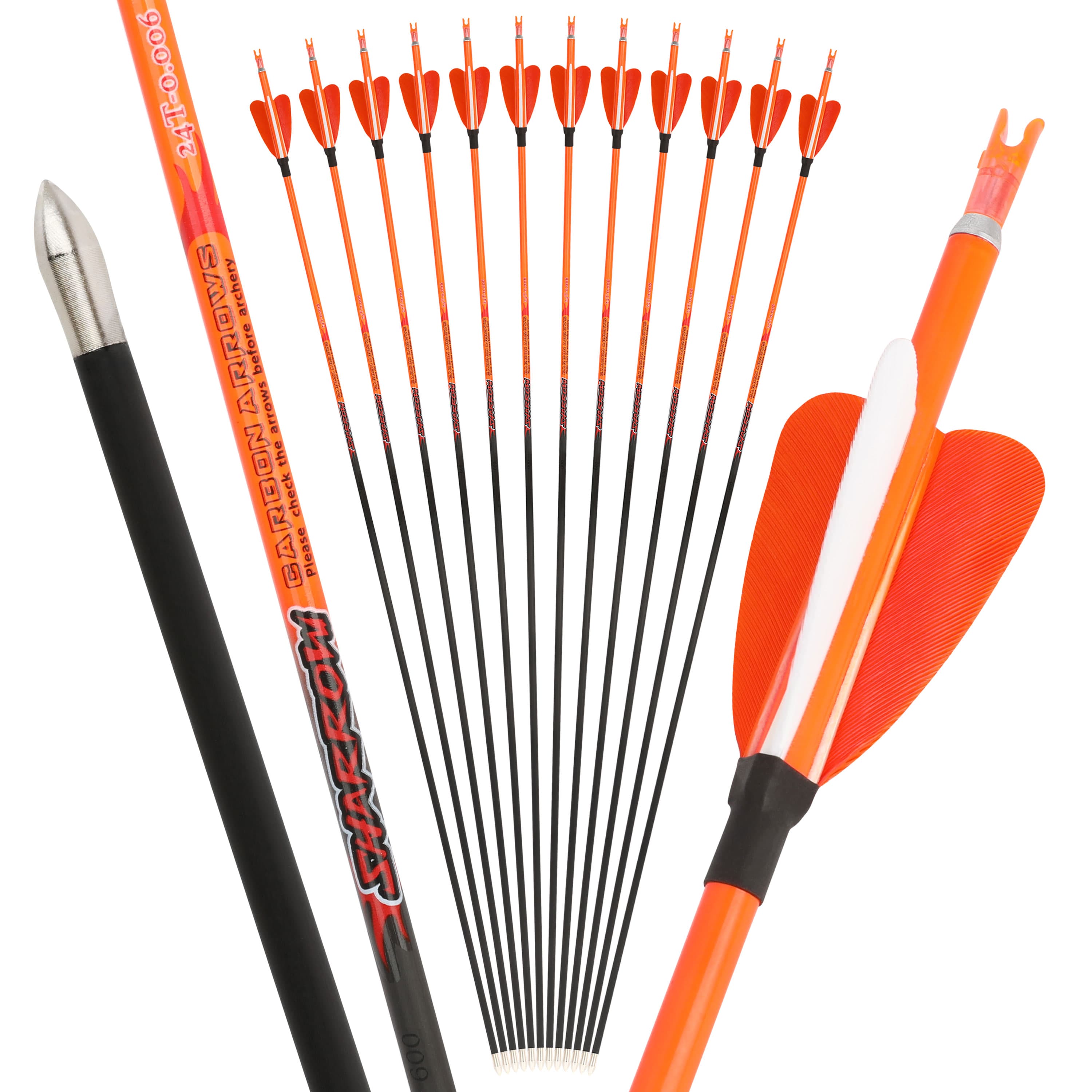 32inch Spine 500 Arrows Archery Turkey Feather for Target Hunting