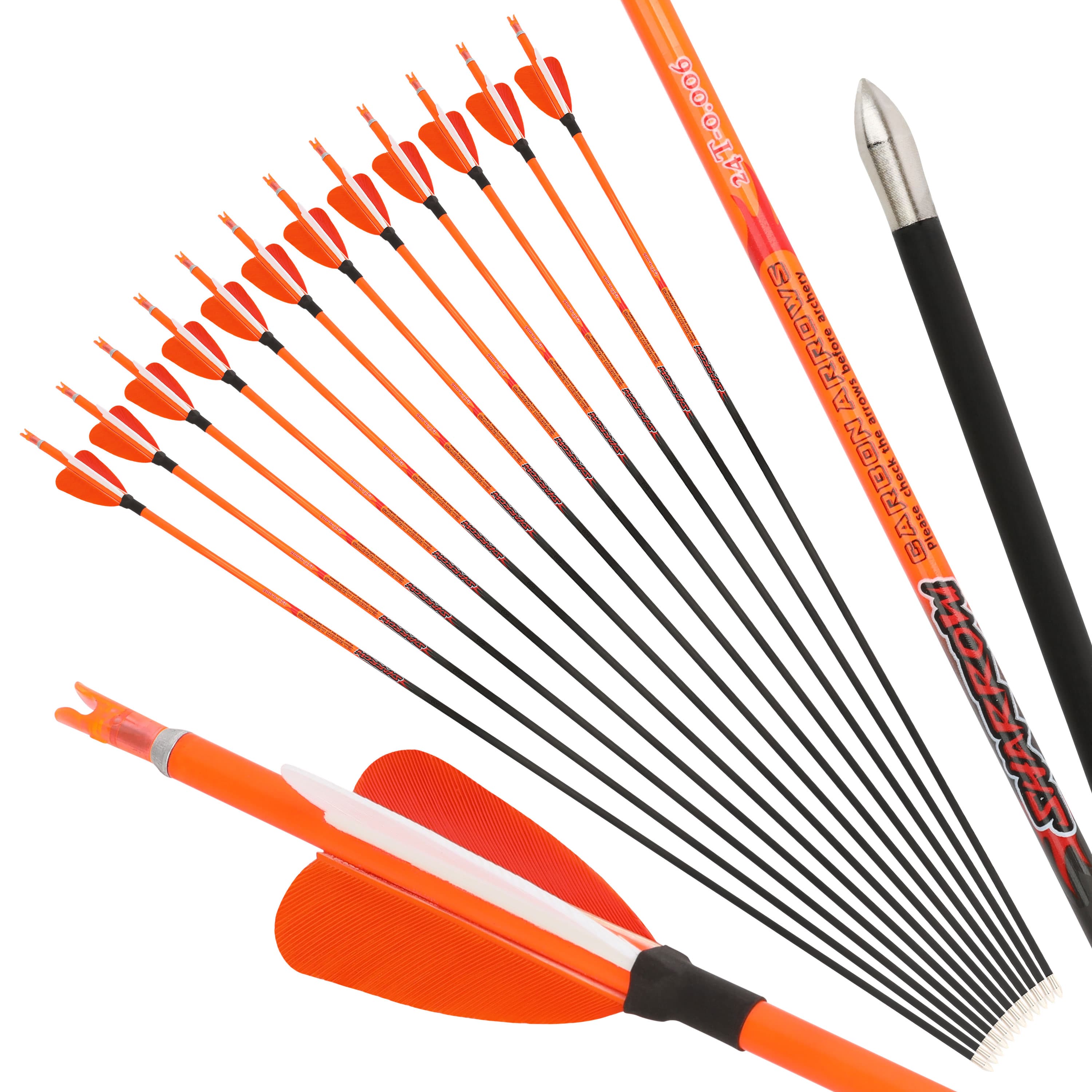 32inch Spine 500 Arrows Archery Turkey Feather for Target Hunting