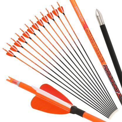 32inch Spine 500 Arrows Archery Turkey Feather for Target Hunting