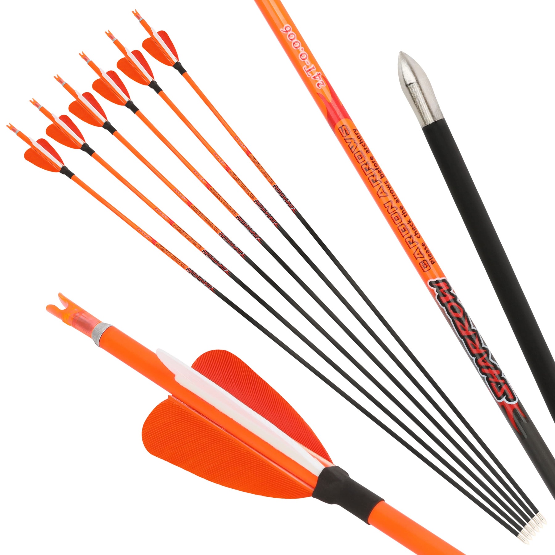 32inch Arrows Archery Turkey Feather Spine 500 for Target Hunting