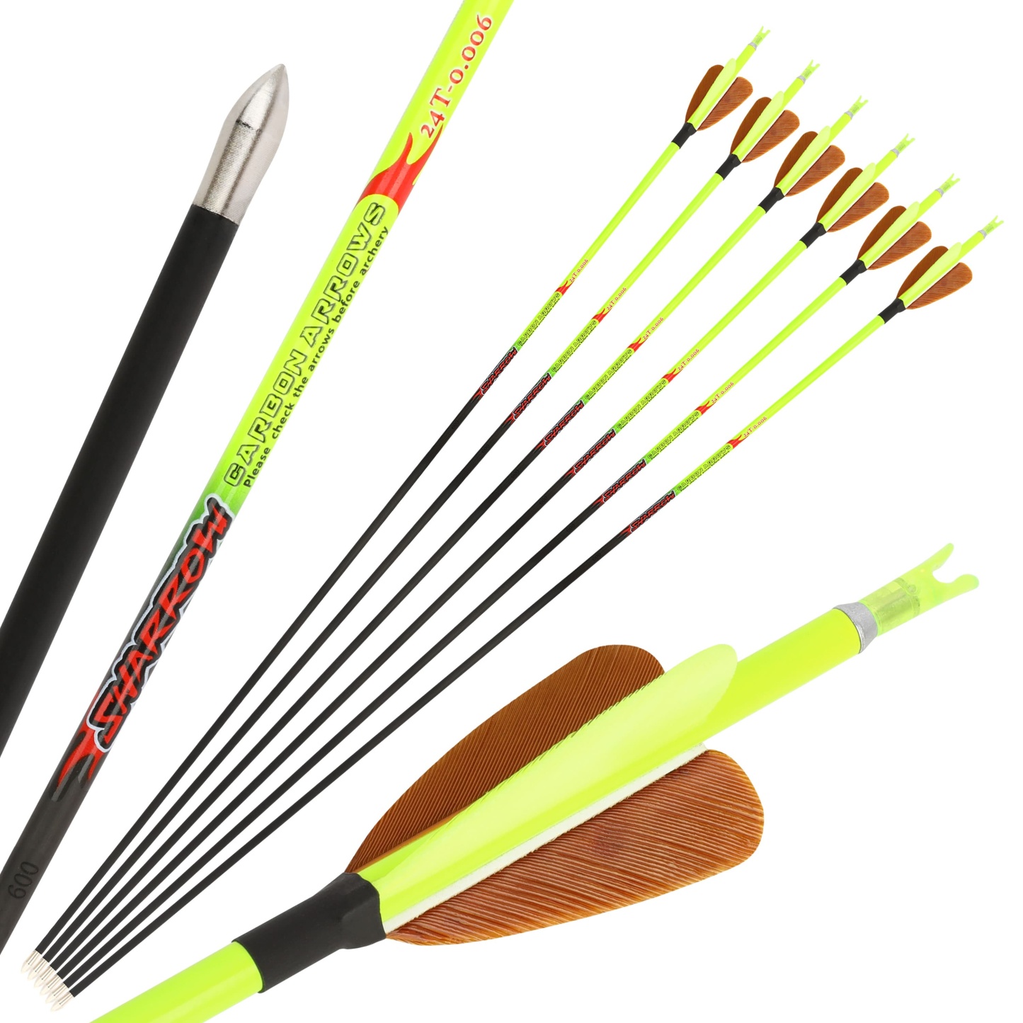 32inch Spine 500 Arrows Archery Turkey Feather for Target Hunting