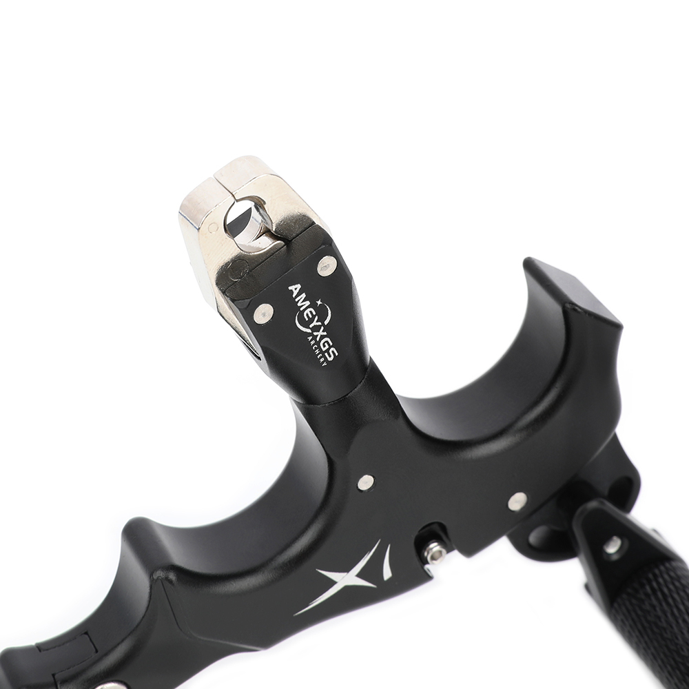 AME Archery X1 Release Aid Black– Adjustable Three/Four-Finger Trigger, Ambidextrous