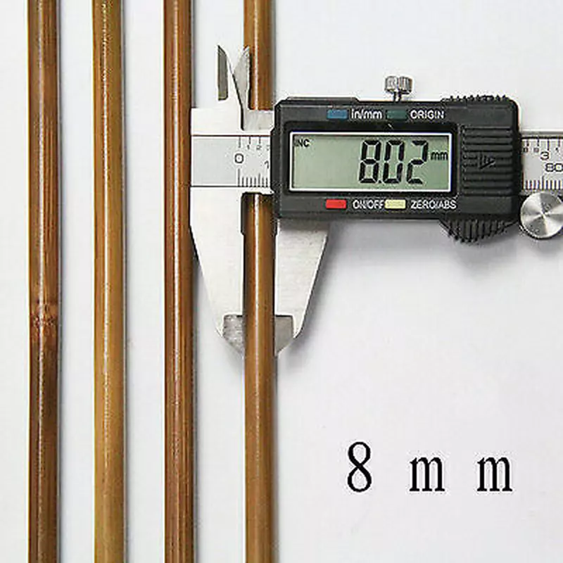 33" Bamboo Arrows Shaft Handmade OD7MM-10MM DIY Hunting Shoot