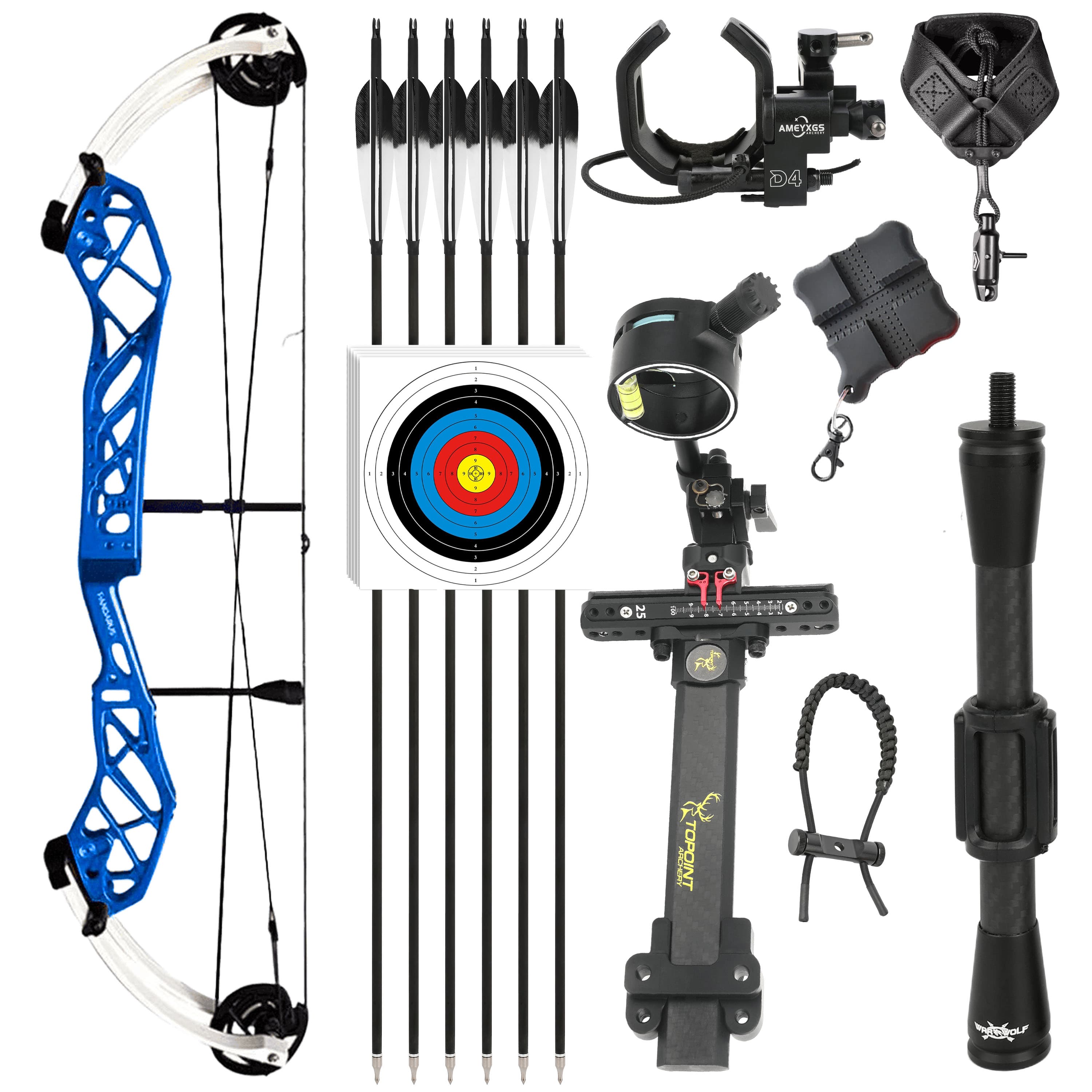 Compound Bow 50-60lbs Set Adult Shooting Target Archery