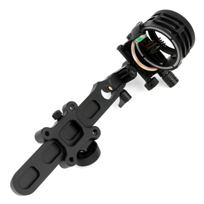 AME ARCHERY Alien 5-Pin Bow Sight - CNC Machined, Multi-Fine-Tuning, Precision Design