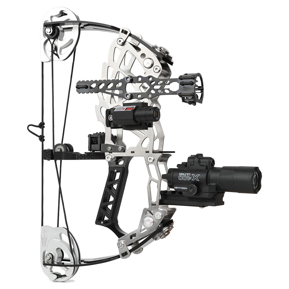 AME ARCHERY Short Axle Compound Bow – Style B – Adjustable 15–32lbs(Mini Bow)