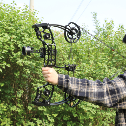 Dual-Use Compound Bow 30-80lbs Adjustable Archery & Steel Ball Bow