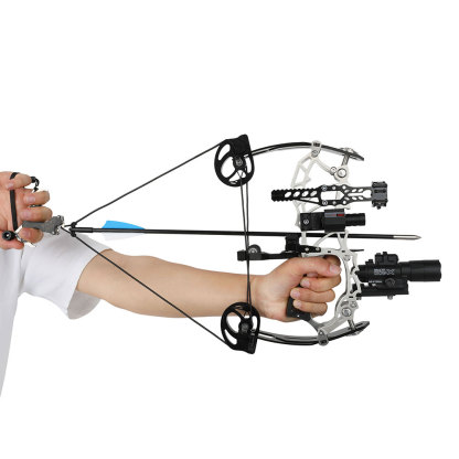 AME ARCHERY Short Axle Compound Bow (Style A) – Adjustable 15–32lbs(Mini Bow)