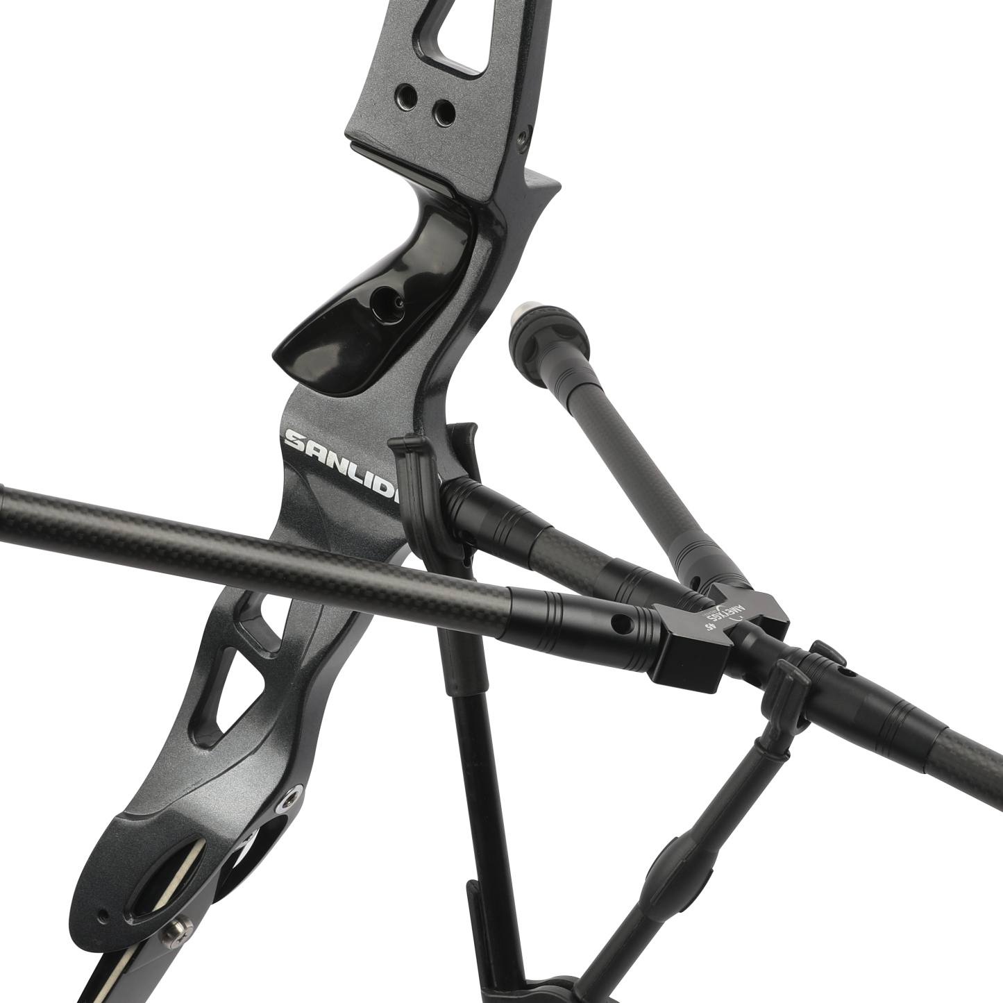 Archery Carbon Stabilizer Balance Bar 28inch 45° Kit for Bow Target 