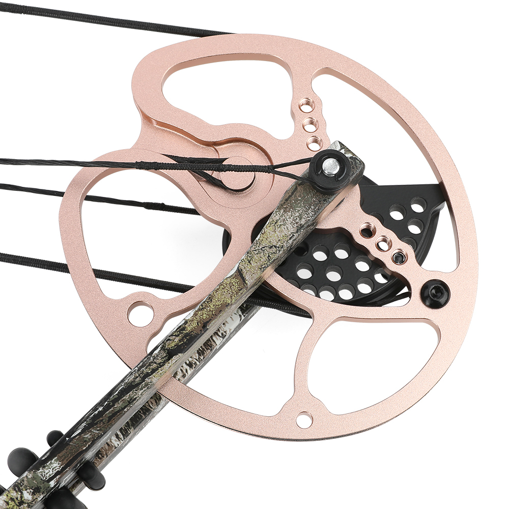 Junxing M193 Compound Bow Set – 70lbs Adjustable Camo Hunting Bow