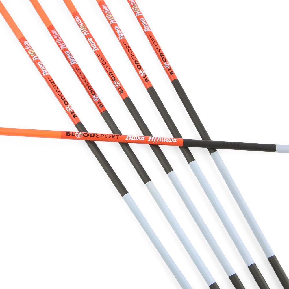 Blood Sport Arrow Affliction Pure Carbon Arrows (6pcs)