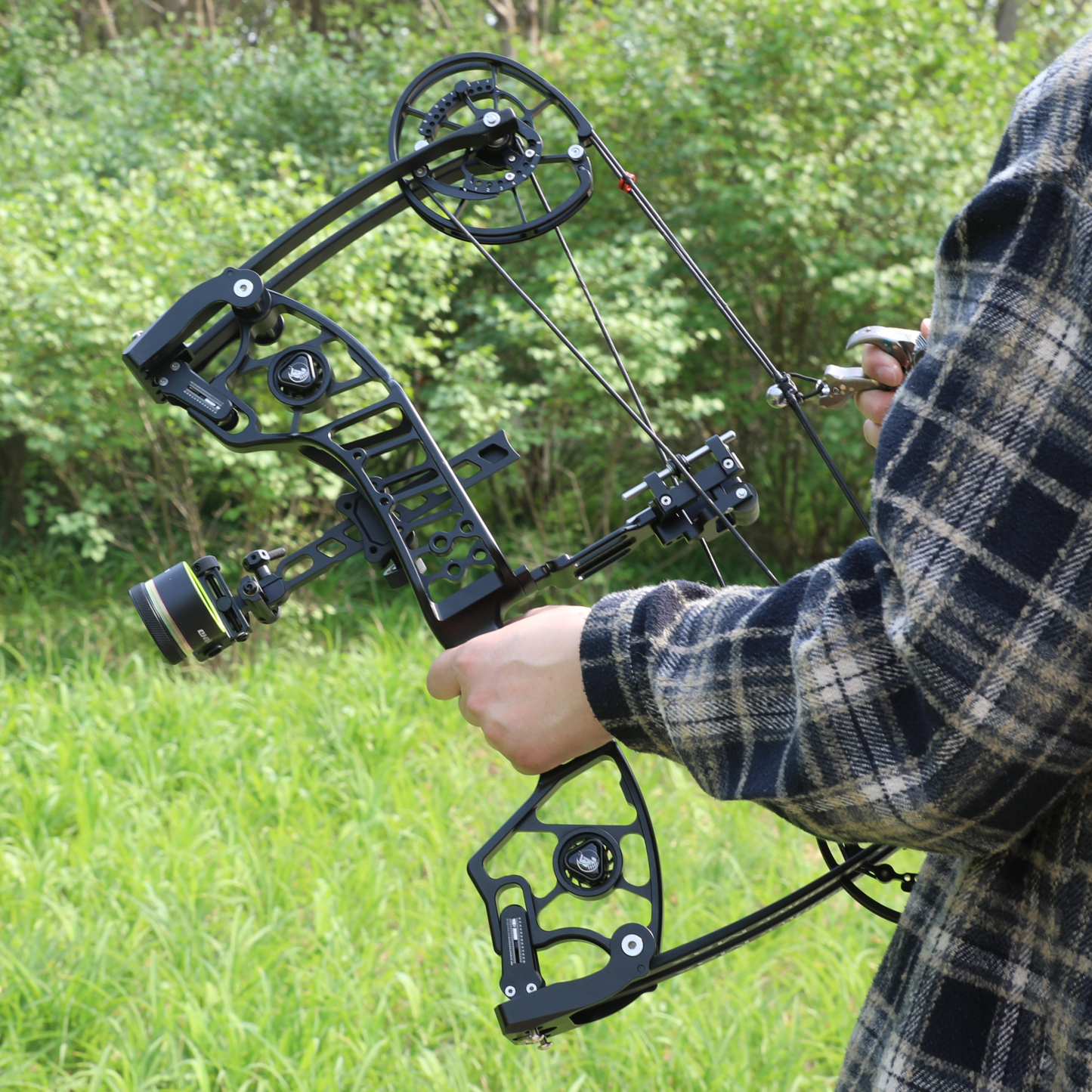 Dual-Use Compound Bow 30-80lbs Adjustable Archery & Steel Ball Bow